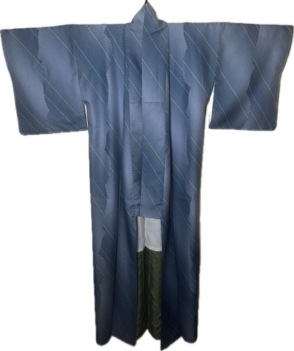 Japanischer damen kimono blau - damen, kimono,