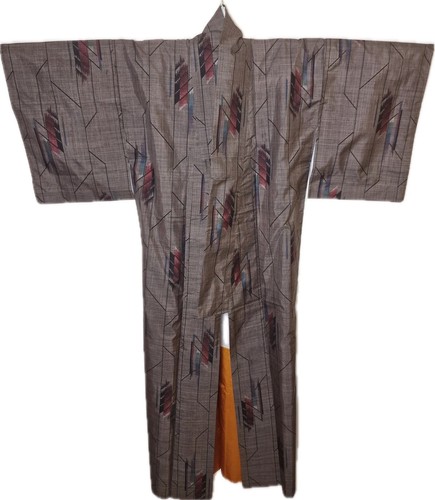Japanischer seidenkimono mit - japanischer,
