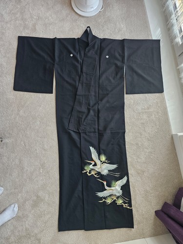 Japanischer kimono schwarz - kimono,