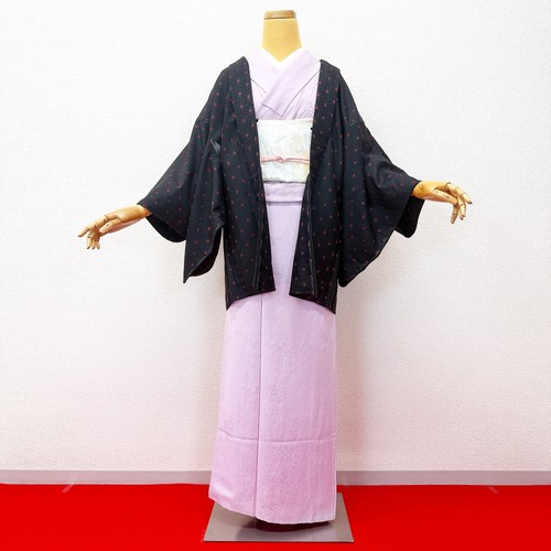 Vintage japanese black haori - japanese,