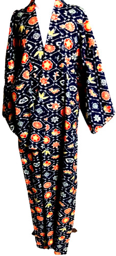 Vintage japanese komon kimono - vintage,