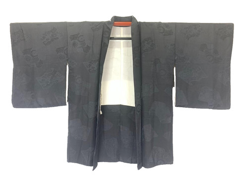 Vintage japanese silk haori - vintage,