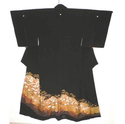 Vintage japanischer schwarzer
