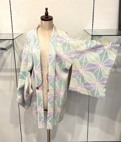 Vintage japanese silk shibori - vintage,