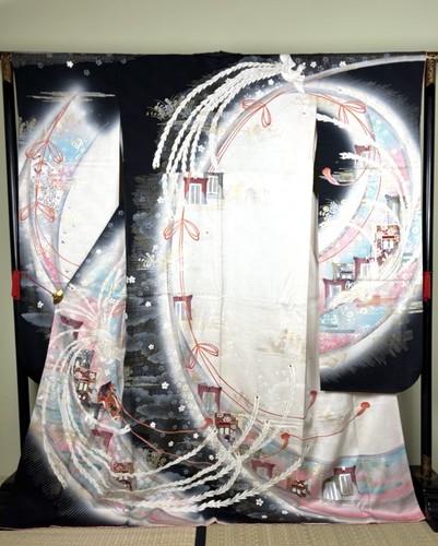 Furisode kimono vintage - furisode,