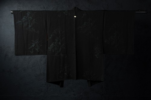 Vintage japanische schwarze