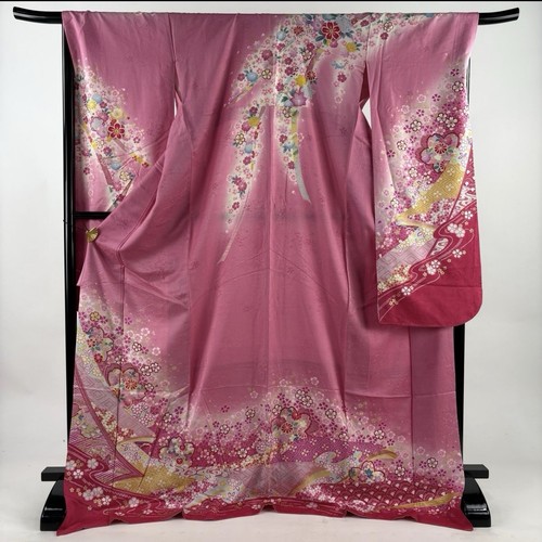 Dark pink furisode japanese - dark,