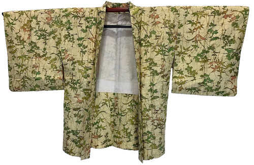 Vintage japanese silk haori - vintage,
