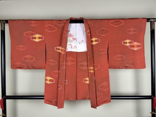Haori kimono silk vintage - kimono,