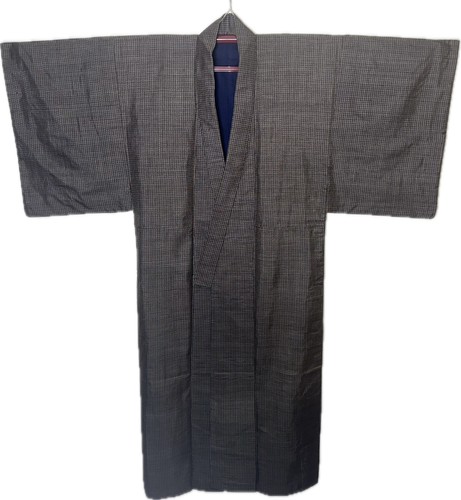 Japanischer brauner wollkimono - japanischer,
